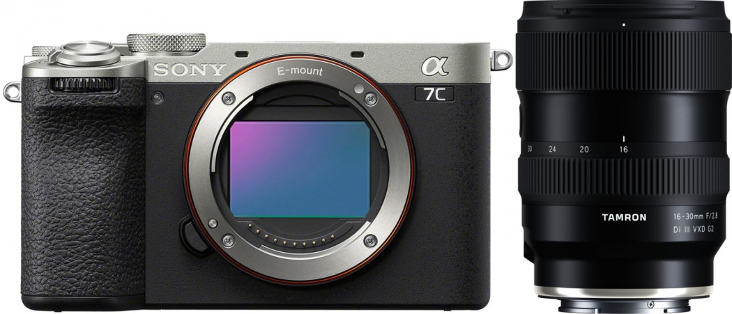 Sony Alpha ILCE-7C II silber +Tamron 16-30mm f2,8 Di III VXD G2 - abzgl. 100,00€ Winter Cashback