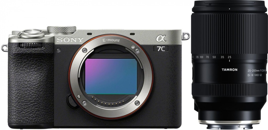 Sony Alpha ILCE-7C II silber + Tamron 25-200mm f2,8-5,6 Di III VXD G2 - abzgl. 100,00€ Winter Cashback