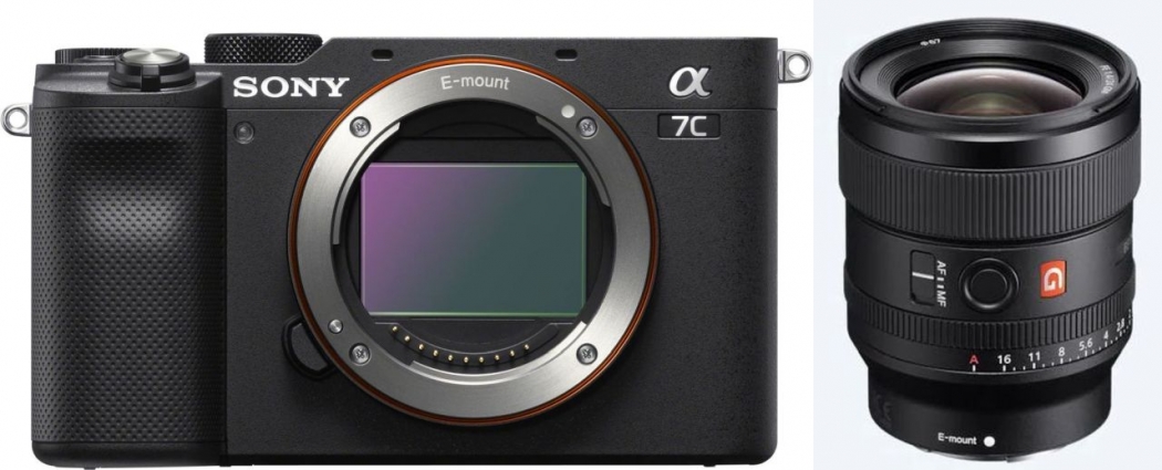 Sony Alpha ILCE-7C schwarz + Sony SEL FE 24mm f1,4 GM - abzgl. 100,00€ Winter Cashback - abzgl. 100,00€ Welcome to Alpha-Bonus