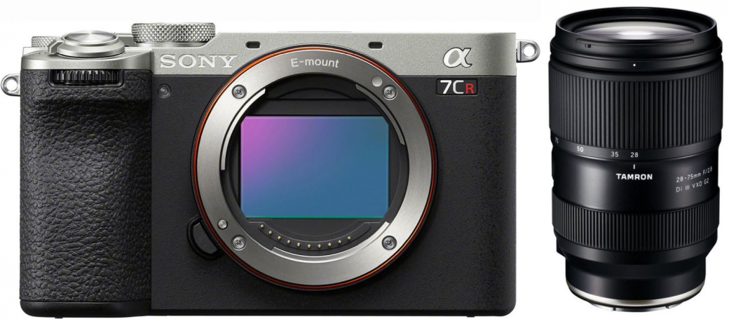 Sony Alpha ILCE-7CR silber + Tamron 28-75mm f2,8 Di III VXD G2 - nach 150 EUR Tamron Sofortrabatt-Aktion - abzgl. 200,00€ Winter Cashback