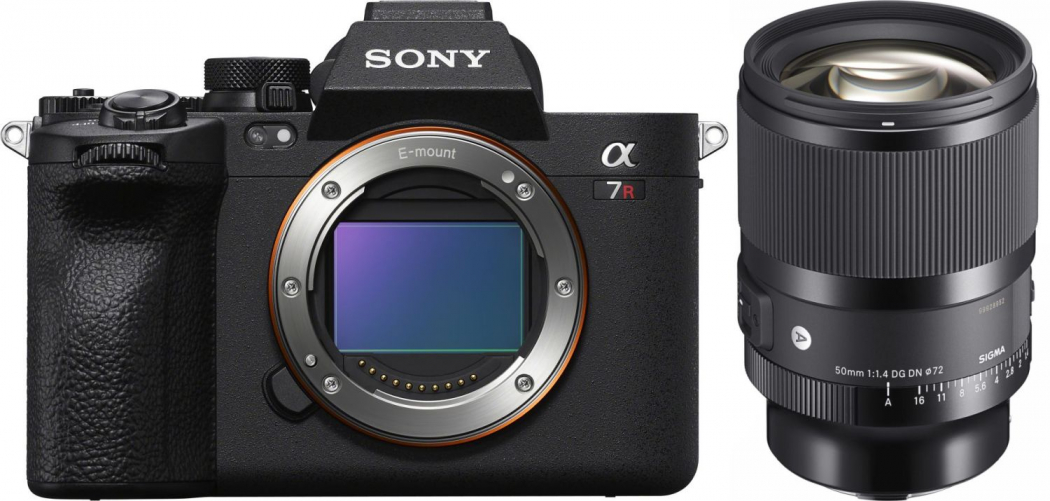 Sony Alpha ILCE-7R V + Sigma 50mm f1,4 DG DN (A) - nach 500 EUR Sony Alpha 7R V Sofortrabatt-Aktion