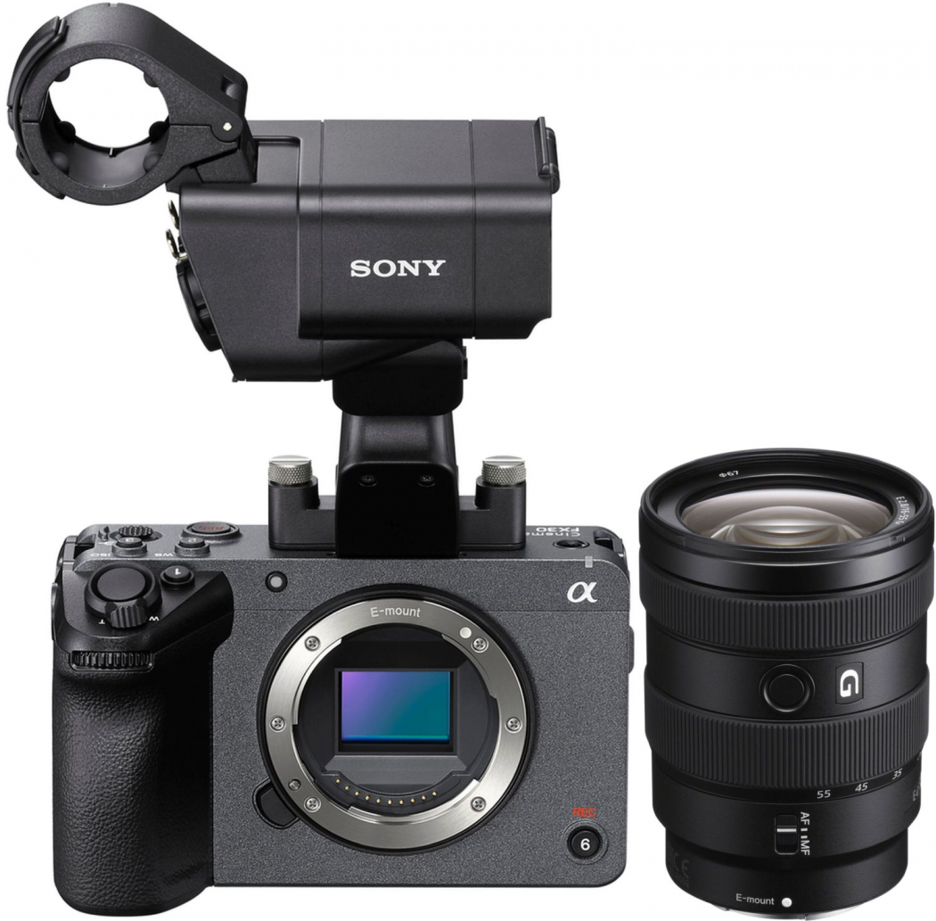 Sony ILME-FX30 + Griff + SEL 16-55mm f2,8 G - abzgl. 100,00€ Welcome to Alpha-Bonus - nach 300 EUR Sony FX2 / FX30 Sofortrabatt-Aktion - abzgl. 100,00€ Sommer Cashback