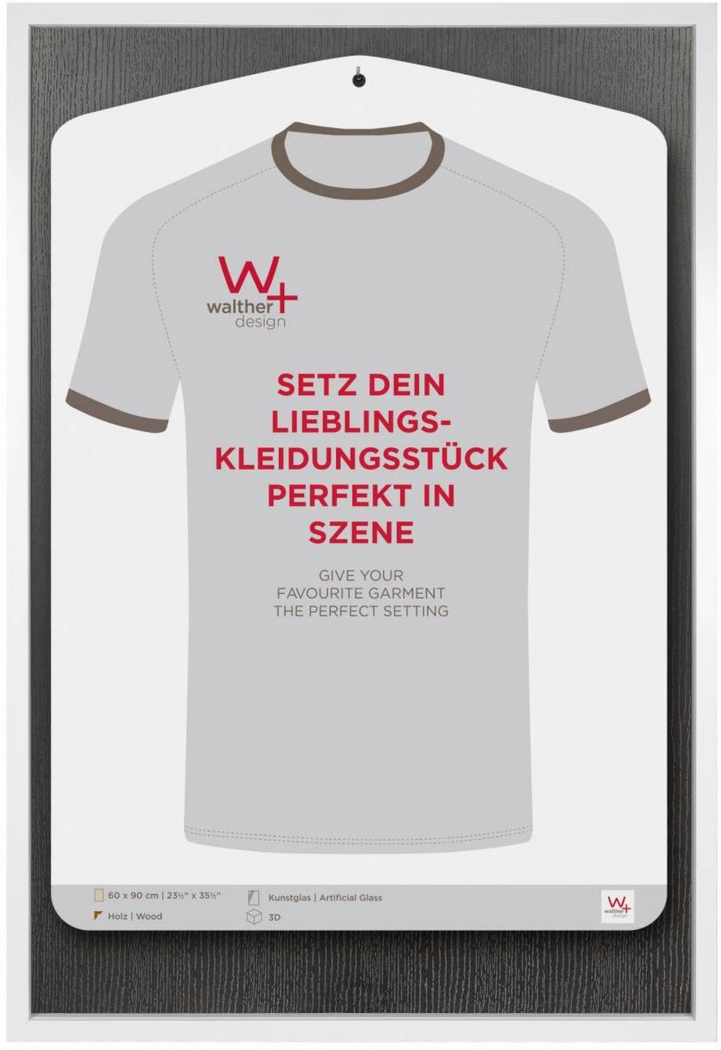 Walther EA690W Trikot Holzrahmen 60x90 cm weiß