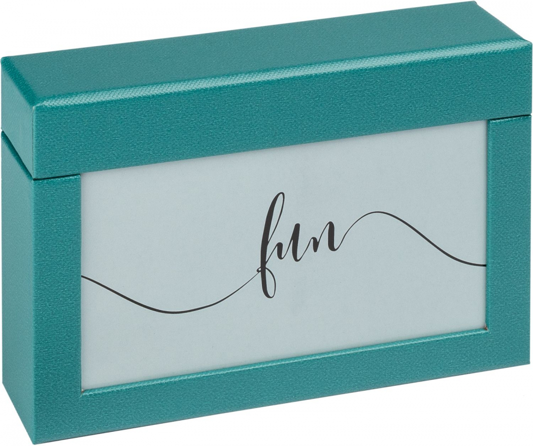 Walther FB-116-K Fotobox 10x15 petrolgrün für 100 Fotos