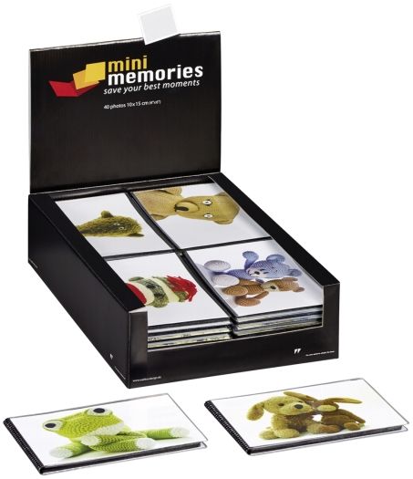 Walther Minialbum Memories Plush MA-515 40 Fotos 10x15 cm sortiert