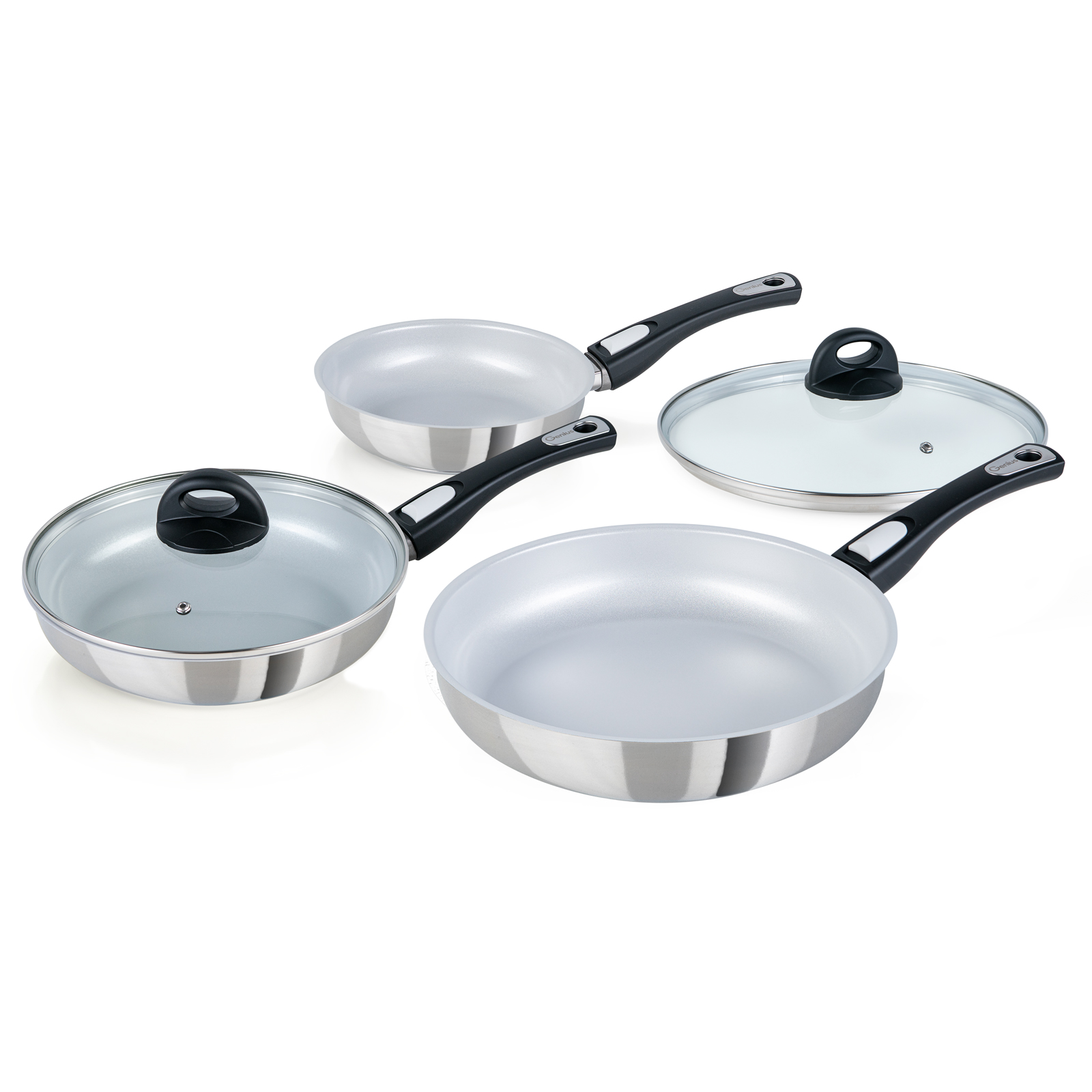 Cerafit Steel Pfannen | Deluxe-Set 5-tlg.