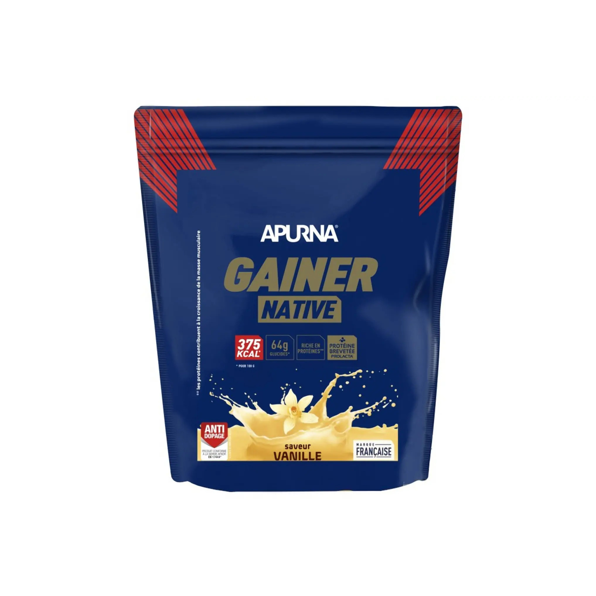 Vanille-Protein Apurna Gainer Native Doypack