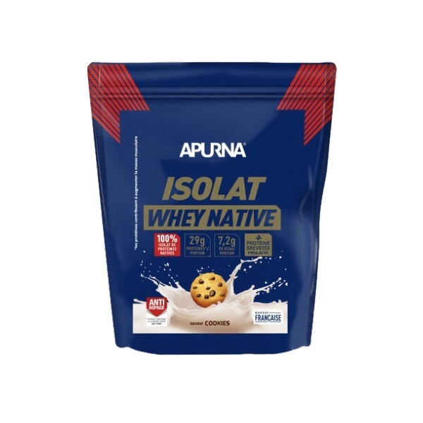 Proteinnahrung mit Cookie- und Cream-Geschmack Apurna Isolat Native