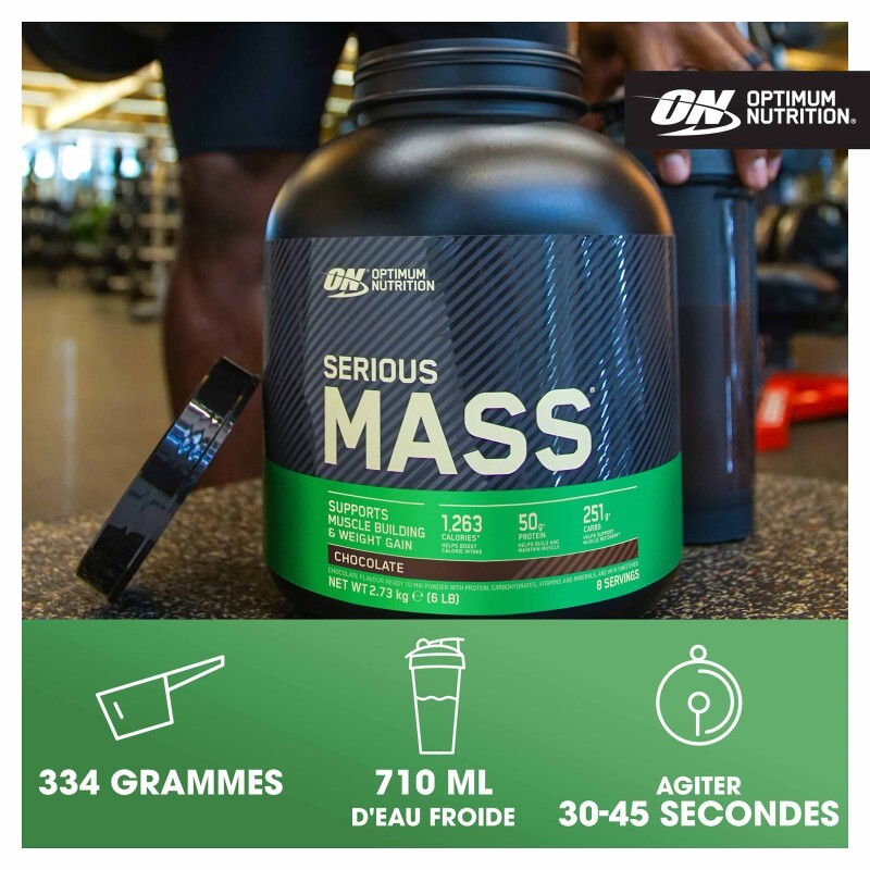Serious Mass Proteinshake Erdbeere Optimum Nutrition