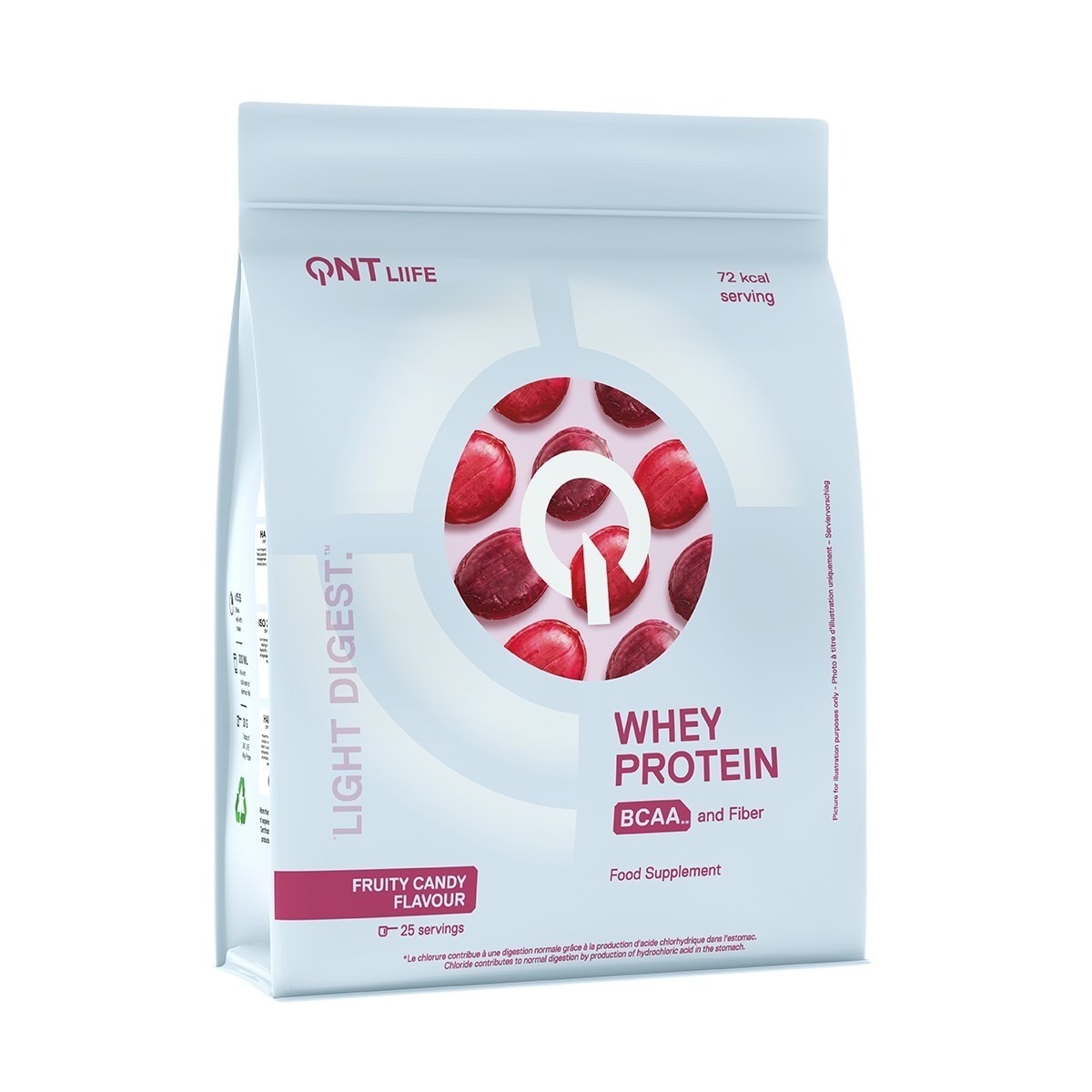 Proteinhaltige Ernährung QNT Light Digest Whey Protein - Fruity Candy
