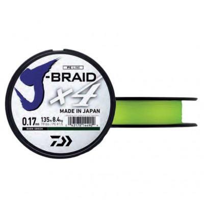 Tresse Daiwa J-Braid 4B 13/100J 135 m