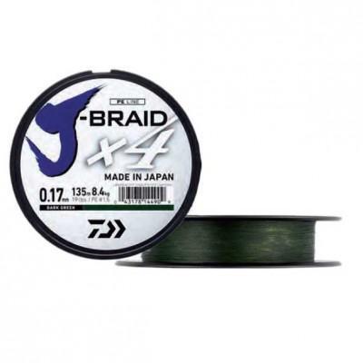 Tresse Daiwa J-Braid 4B 29/100V 450 m