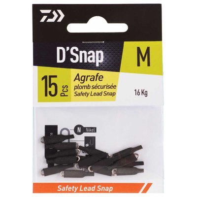 Sichere Bleiklammern Daiwa M (x15)