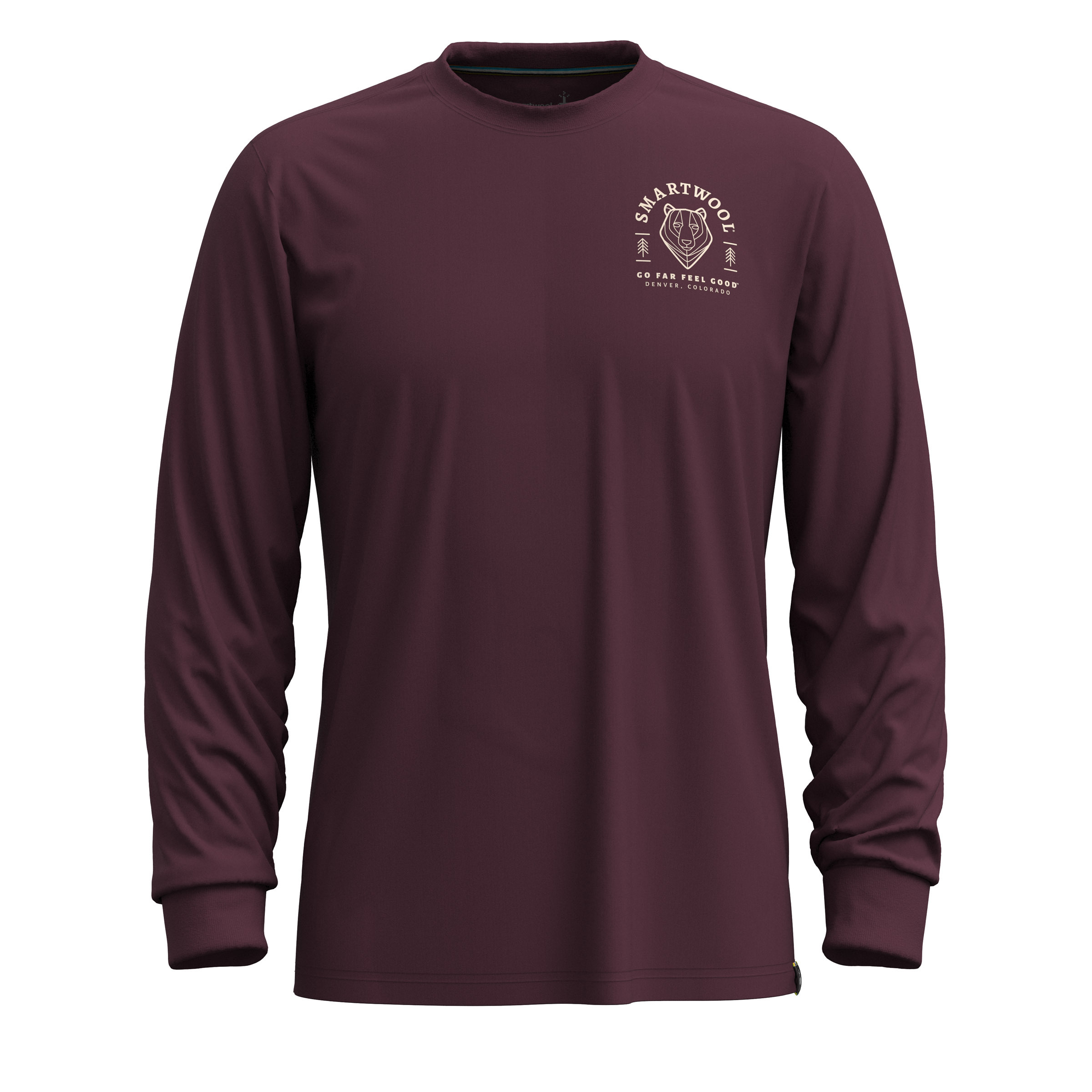 Langarm-T-Shirt Smartwool Bear Stare Graphic