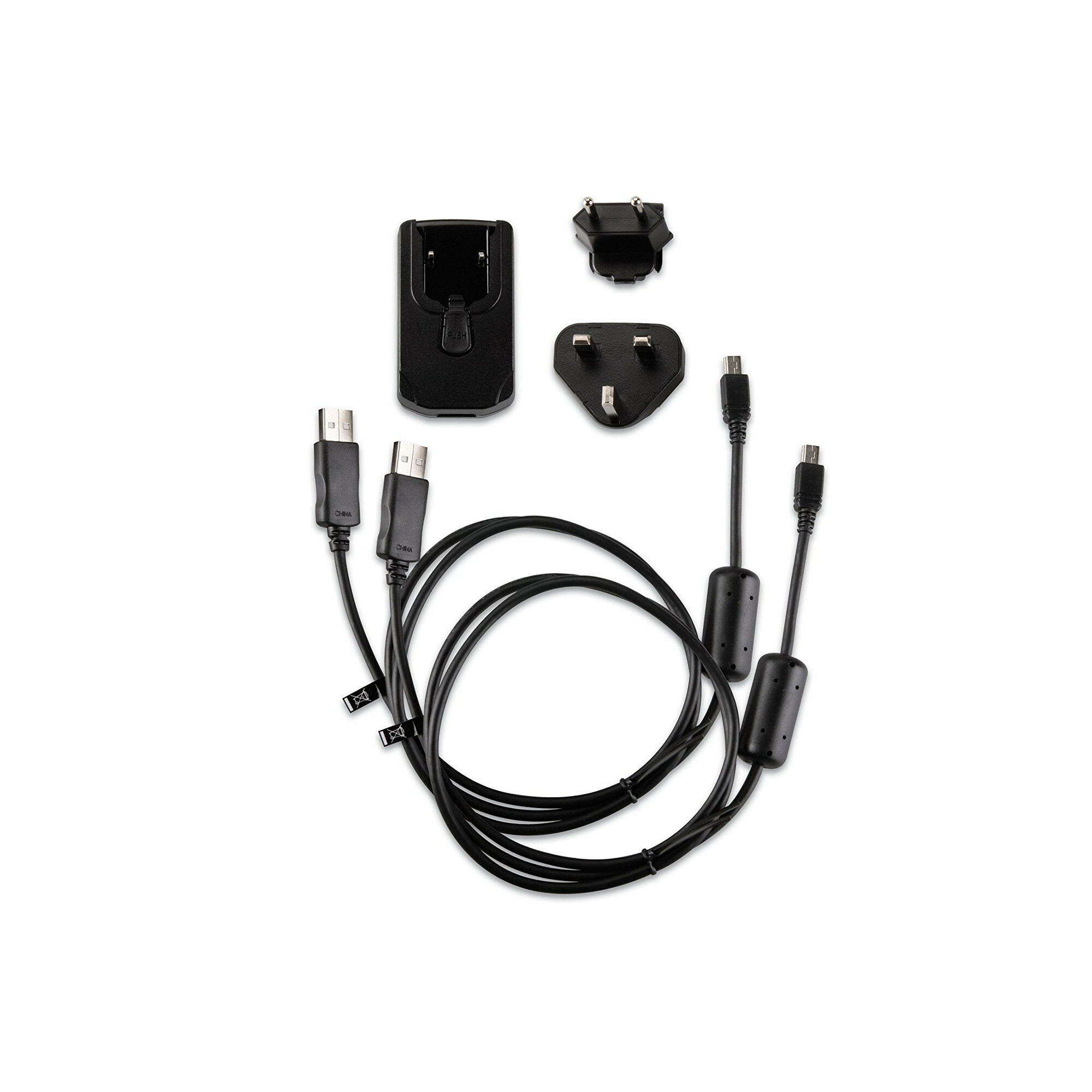Ladegerät Garmin secteur adaptateurs europe et câbles micro usb/mini usb inclus