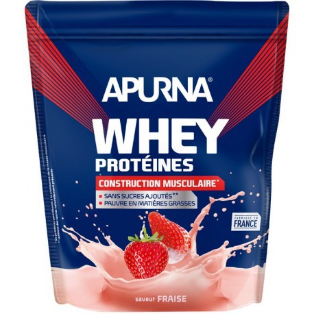 Doypack Apurna Whey Fraise 750gr