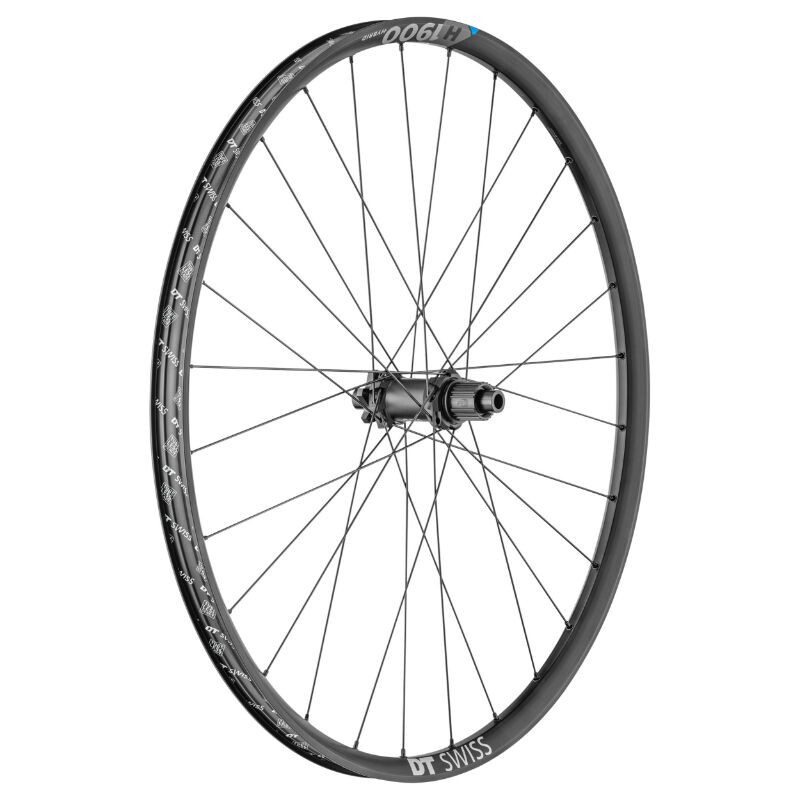 6-Loch-Rad hinten Kassette Querachse Felge- widerstandsfähig Gewicht 150kgs - compatible enduro DT Swiss H1900 Boost Tubeless Ready Disc Shimano Microspline 12V. 12-148 - 30C - 150Kgs - Enduro
