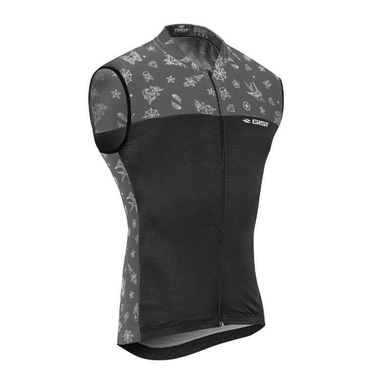 Kurzarmtrikot mit Reißverschluss total Gist Tattoo