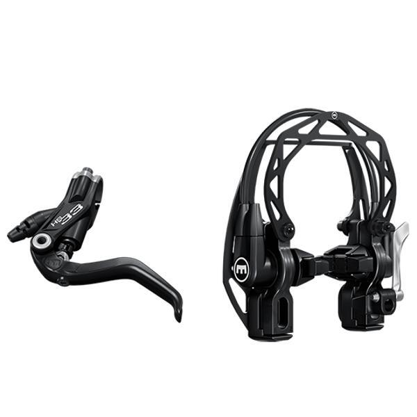 Hydraulische Bremsbeläge vorne und hinten für Felgen Magura HS33