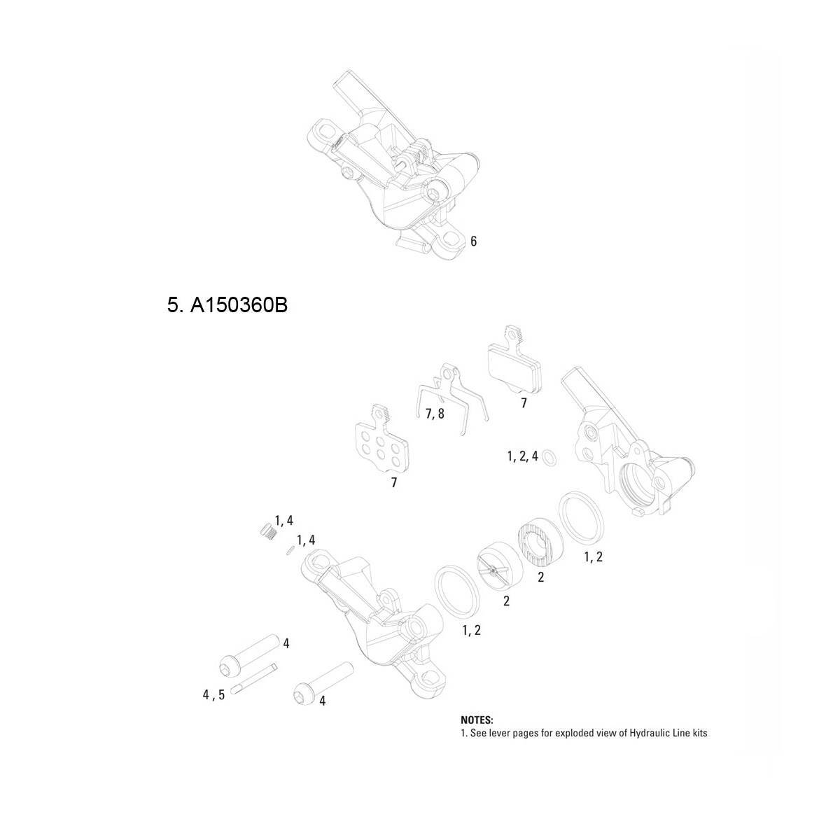 Bremsen Sram Elixir 1 Pad Pin (x2)