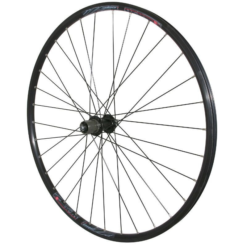 Hinterrad Alu Nabe Kassette Speiche Edelstahl Felgenschloss Doppelwandige Speichen mit Öse Velox M820 Disc Shimano Acera M3050 Centerlock Type Shimano 11-10-9V. 19C 32