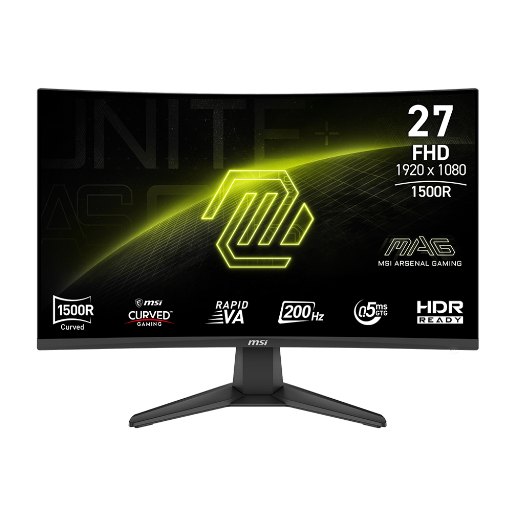 MSI MAG 276CFDE E20 Gaming Monitor - 200Hz, 0,5m GtG Rapid Curved VA-Panel