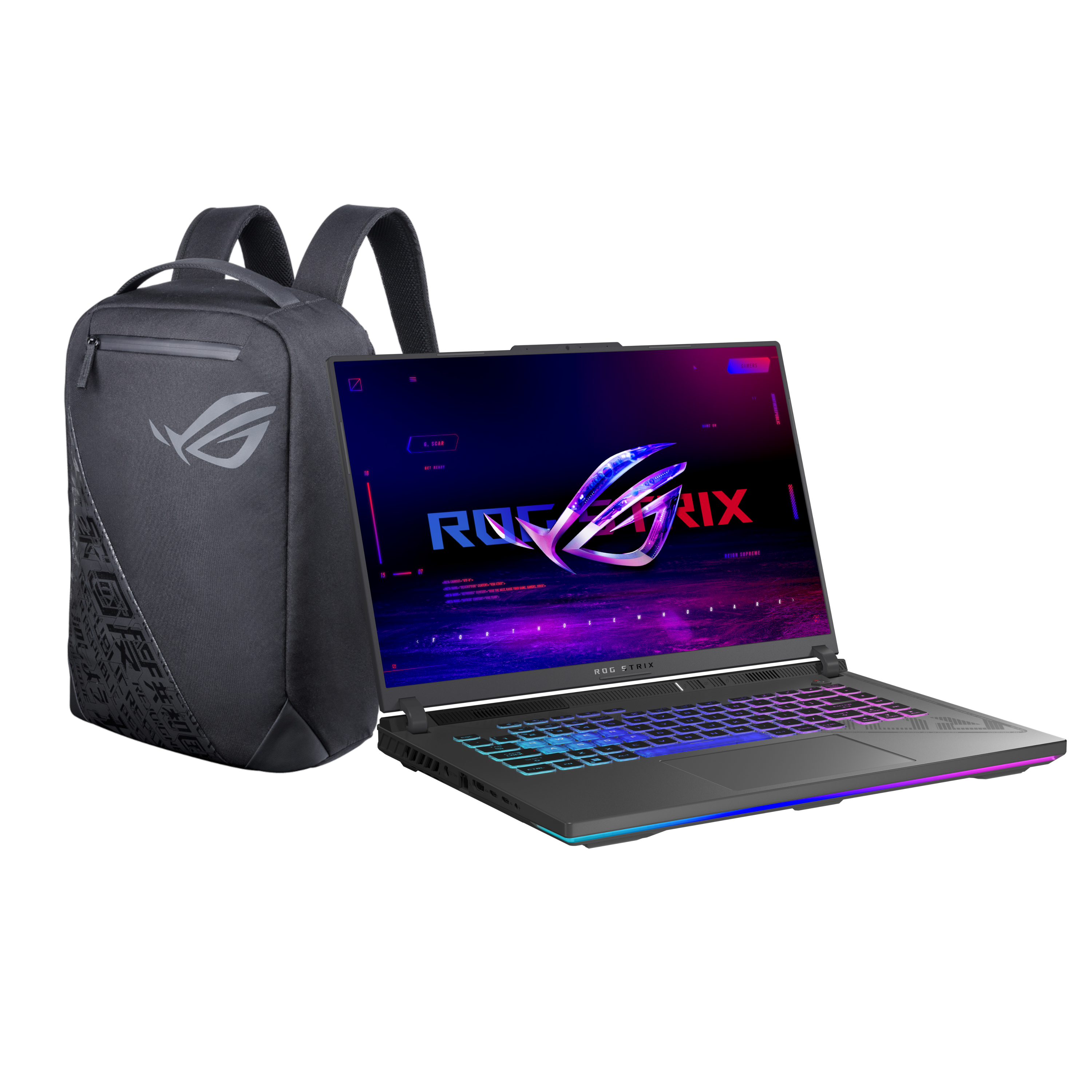 ASUS ROG Strix G16 G614JV-N4120W + ASUS ROG BP1501G Rucksack - 16' WQXGA IPS, 240Hz, Intel Core i9-13980HX , 16GB RAM, 1000GB SSD, GeForce RTX 4060, W