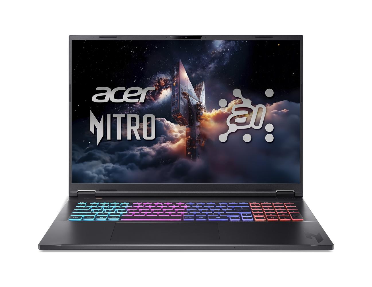 Acer Nitro 18 AI (AN18-61-R7GF) Gaming/ Copilot+ PC 18' WUXGA, 165Hz, Ryzen AI R7-350 (50 TOPS), 16GB RAM, 1TB SSD, GeForce RTX5060, Windows 11