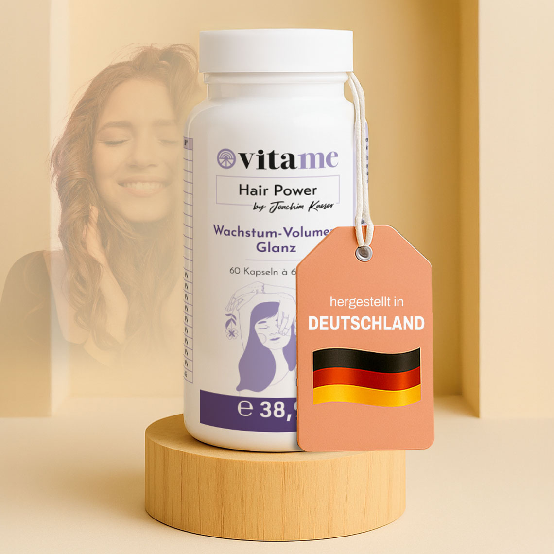Vitame Hair Power Nahrungsergänzungsmittel Haare 60 Stück