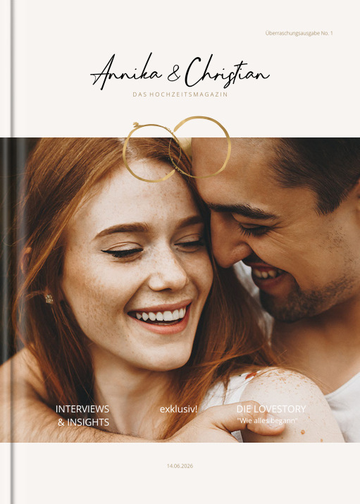 Digital 'Zwei Ringe' im Format A4 hoch