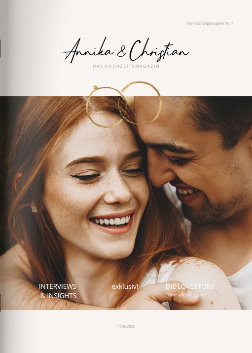 Heft 'Zwei Ringe' im Format A4 hoch