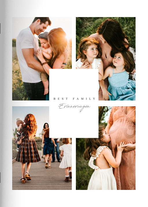 Heft 'Collage-Look' im Format A5 hoch