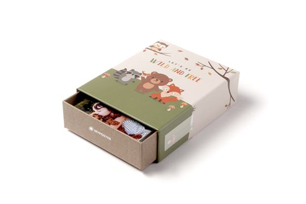 Bilderbox mit 100 Fotos im Design 'Wild and Free'