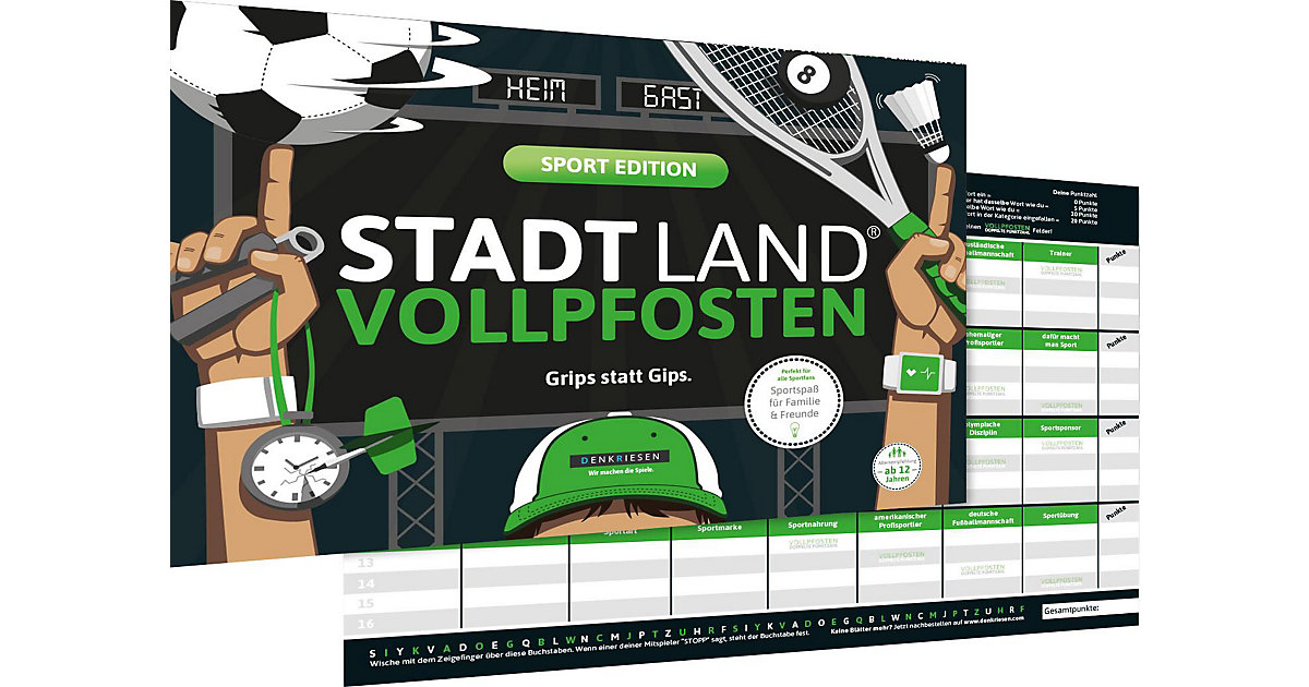 Denkriesen: Stadt Land Vollpfosten®: Sport Edition