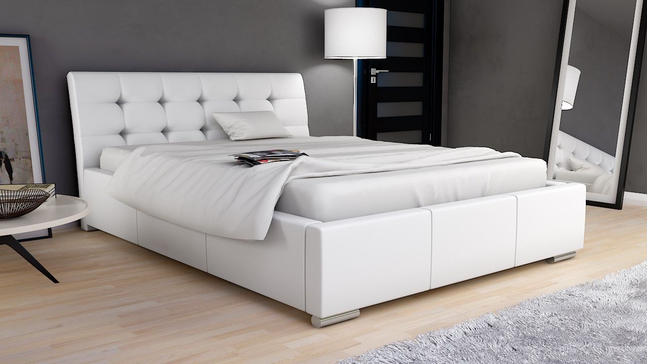 Polsterbett Bett Doppelbett MICA 200x200cm inkl.Bettkasten