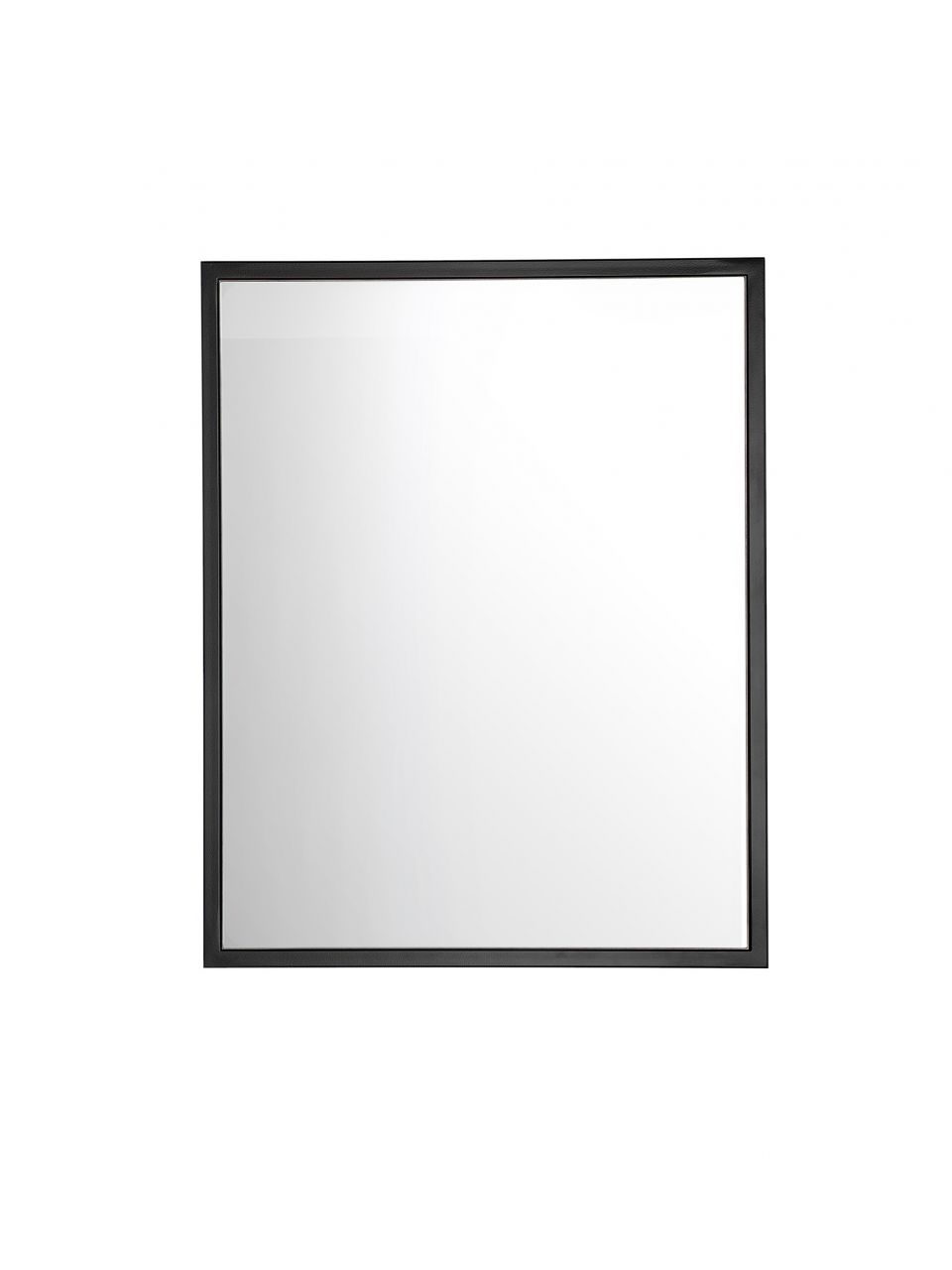 Badezimmer Spiegel ATLANTA Schwarz matt