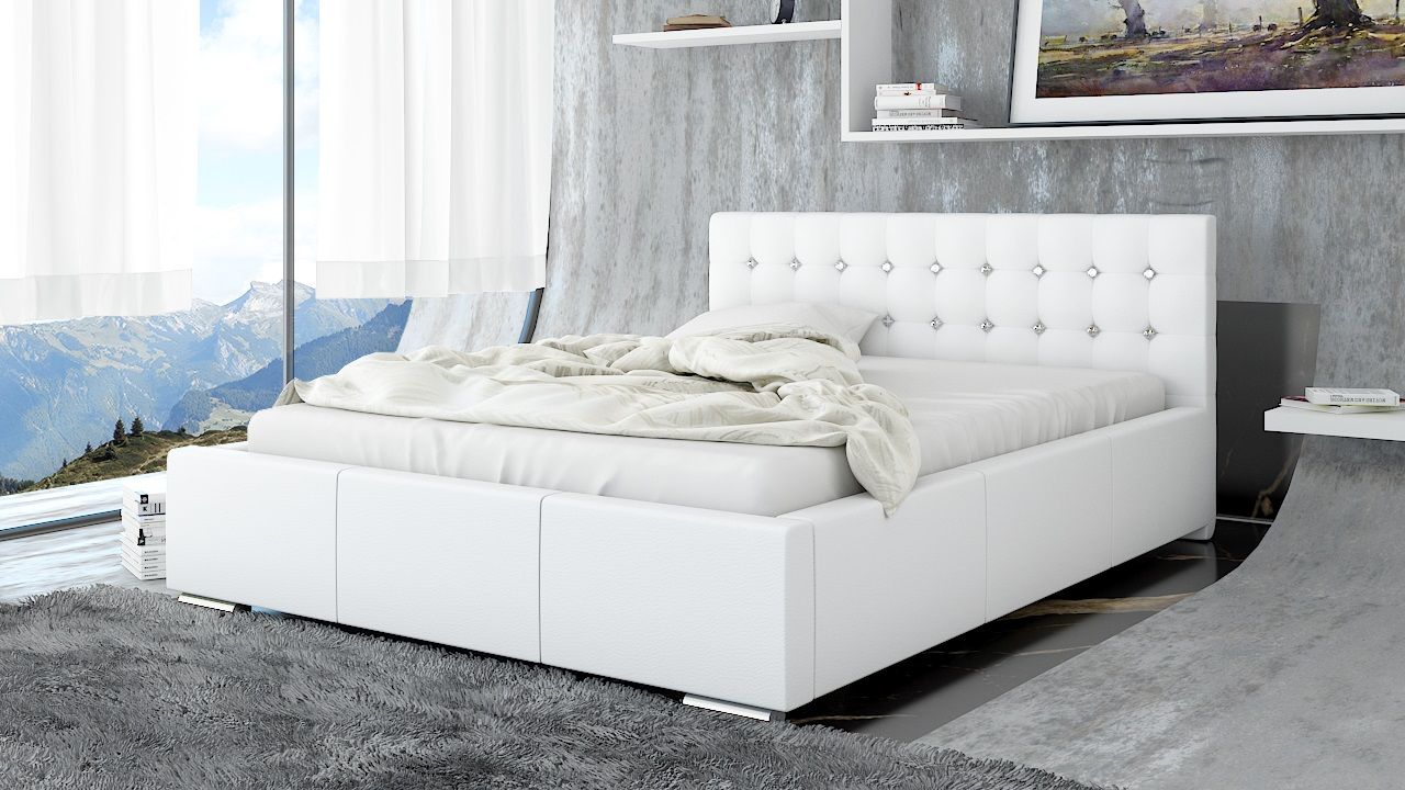 Polsterbett Bett Doppelbett GIANO Deluxe XS 160x200cm inkl.Lattenrost