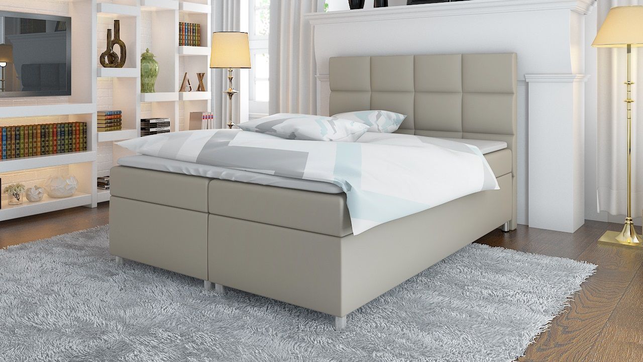 Boxspringbett Schlafzimmerbett TONIO 180x200cm inkl.Bettkasten