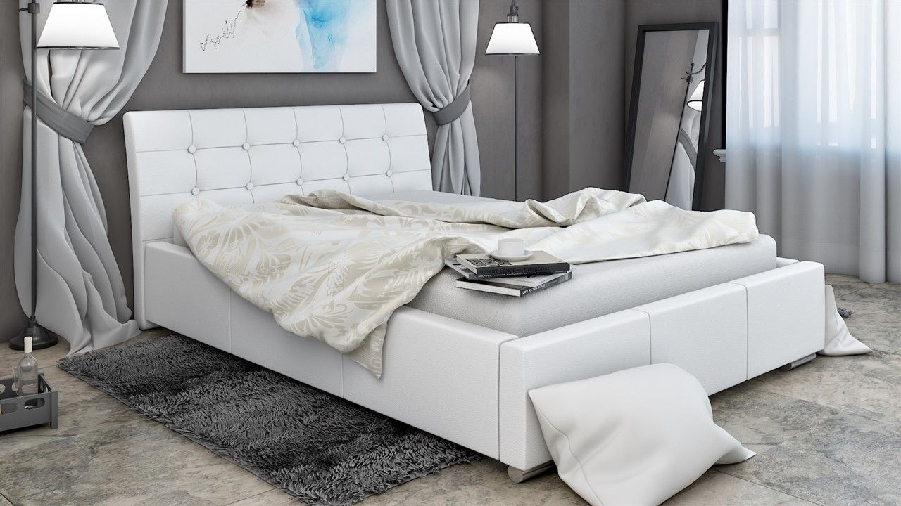 Polsterbett Bett Doppelbett PINO XS 140x200cm inkl.Lattenrost