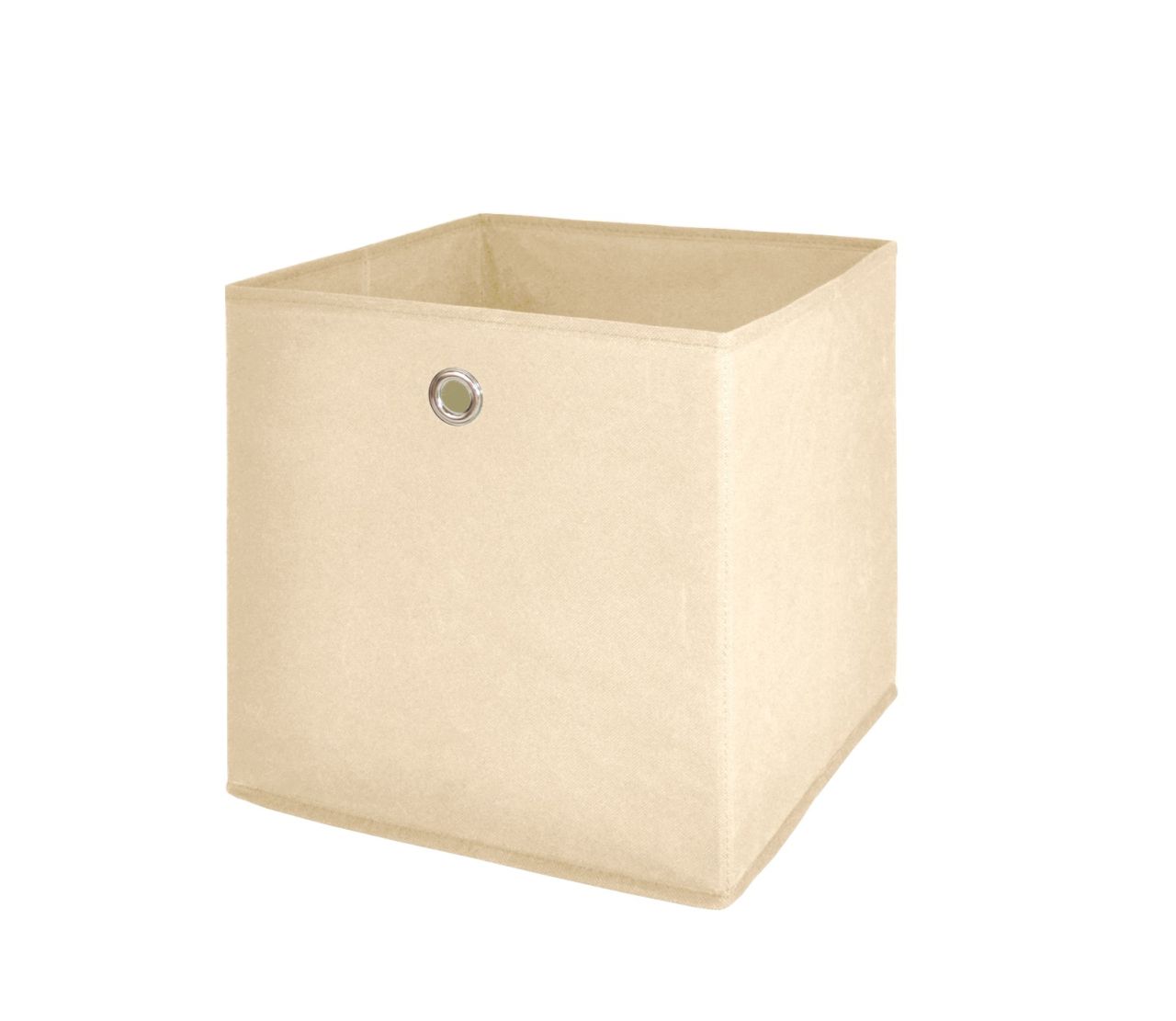 Faltbox Box Stoffbox- Delta - Größe: 32 x 32 cm / 3er Set - Beige