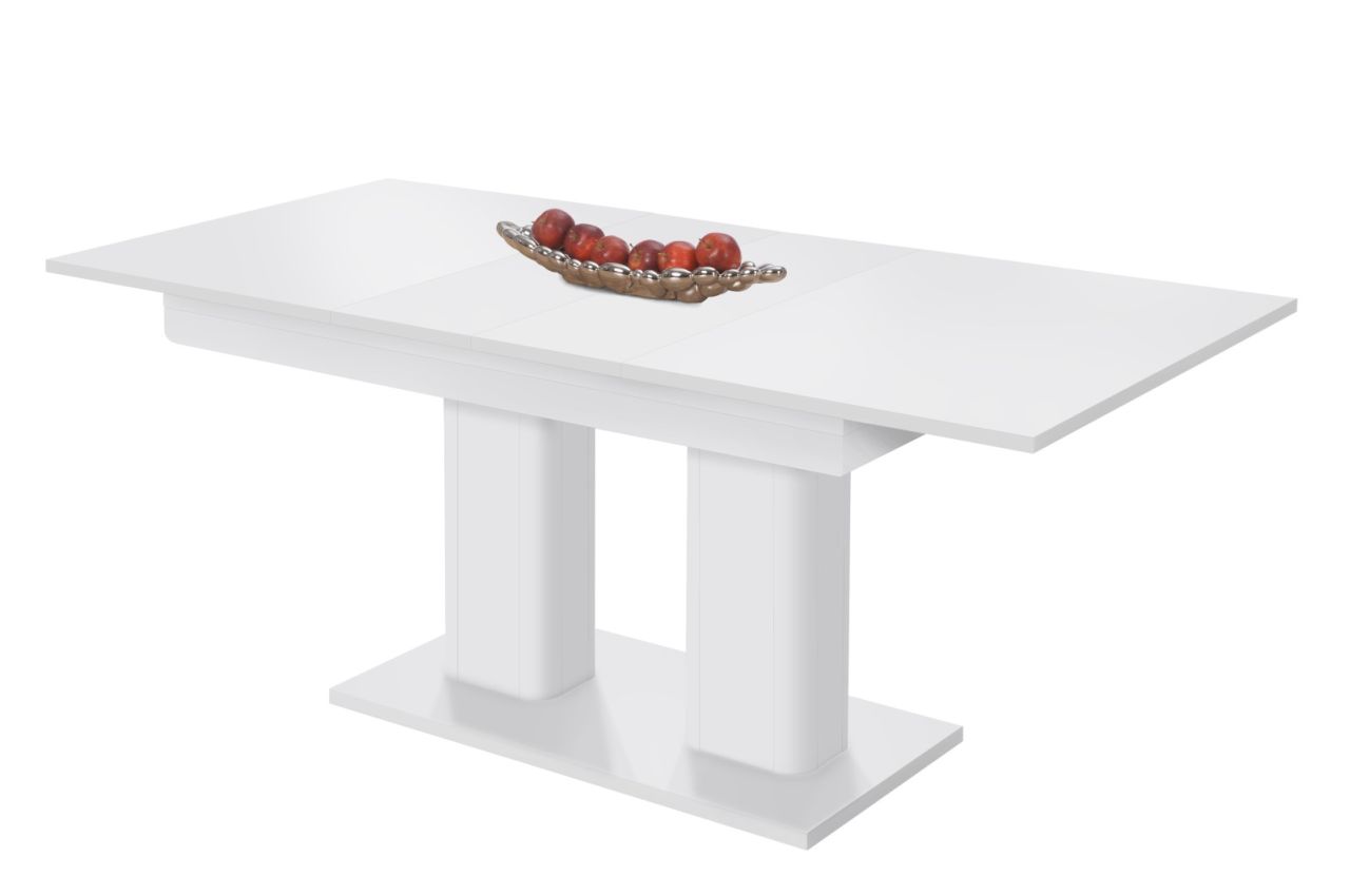 Auszugstisch Esstisch 'KIEL'' Funktionstisch 140-220x79x90 cm in Weiß