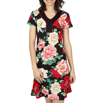 Admas Kleider Sommerkleid mit kurzen Ärmeln Nightflowers