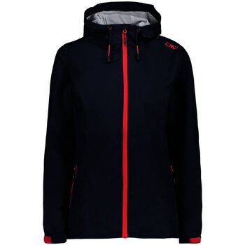 Cmp Jacken Sport WOMAN RAIN JACKET FIX HOOD,BLACK BL 39X6636/N950