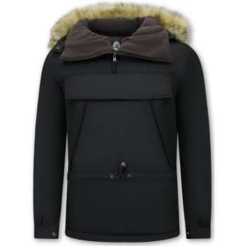 Beluomo  Blazer Anorak Winterjacken Mit Fellkapuze