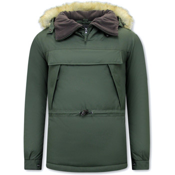 Beluomo  Blazer Anorak Winterjacken Mit Fellkapuze
