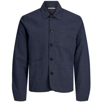 Jack & Jones  Jacken 12202812 LINEN HYBRID BLAZER-DARK NAVY