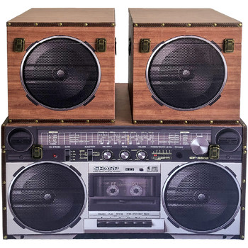 Signes Grimalt Körbe, Kisten, Regalkörbe Boxen-Spieler-Lautsprecher 3 Einheiten