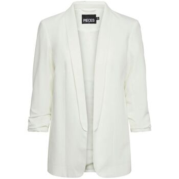 Pieces Jacken 17090996 PCBOSS 3/4 BLAZER-CLOUD DANCER