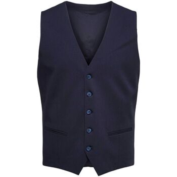 Selected Jacken 16089406 LIAM WCT FLAX-NAVY BLAZER
