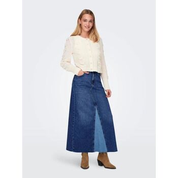 Only  Röcke 15327696 MOCHI LONG-MEDIUN BLUE DENIM